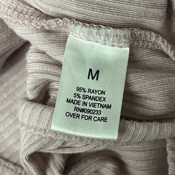 Pacsun PAC Pink Ribbed Ballet Crop Top Womens Beach Summer Festival Rodeo M - Picture 8 of 10